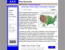 Tablet Screenshot of plantnurseries.us